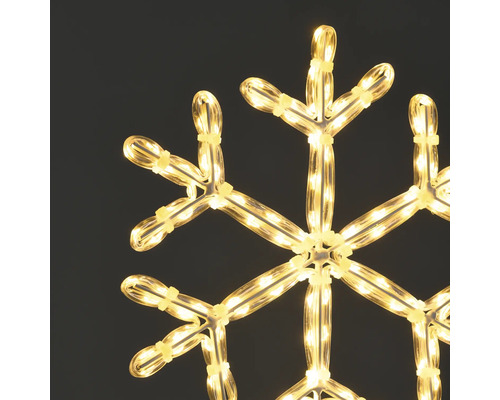 LED Decoratieve Lafiora Sneeuwvlok Stick 113 stuks 65 cm Warm Wit
