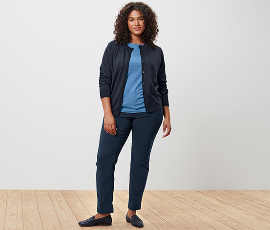 Feinstrick-Cardigan