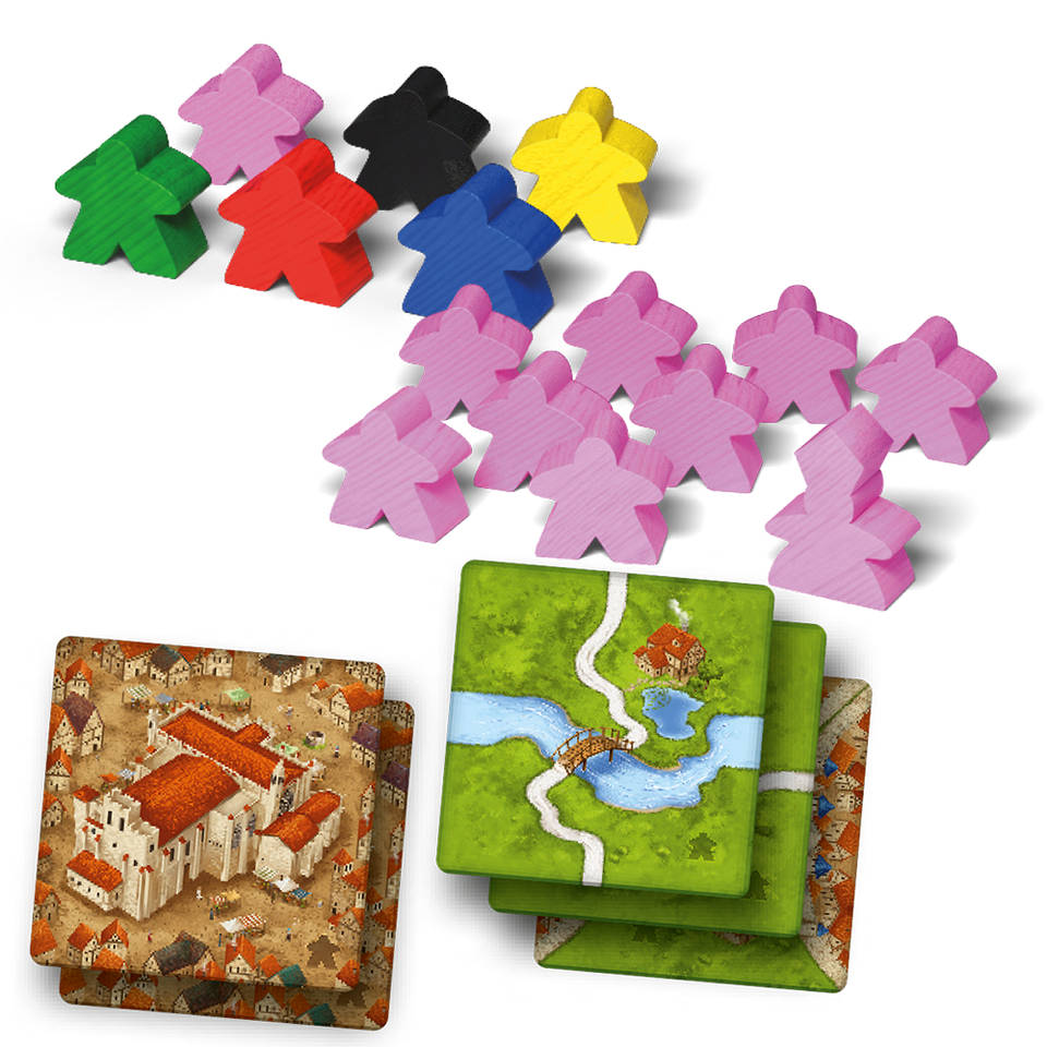 Carcassonne uitbreiding Kathedralen & herbergen