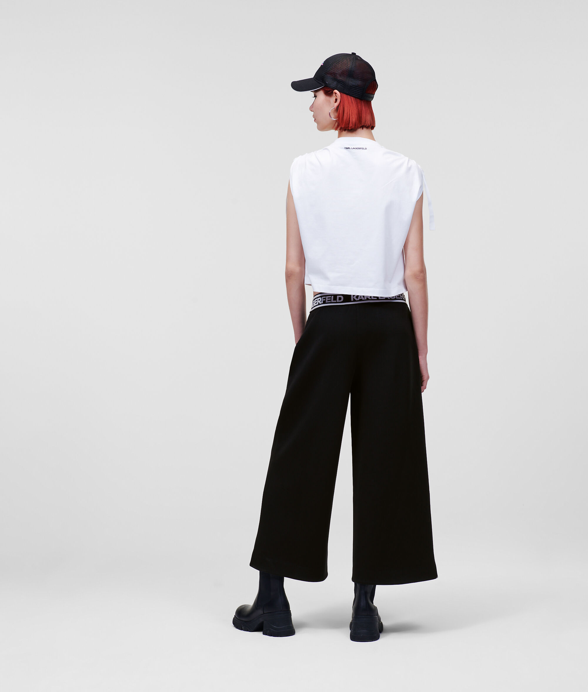 JUPE-CULOTTE AVEC LOGO KARL