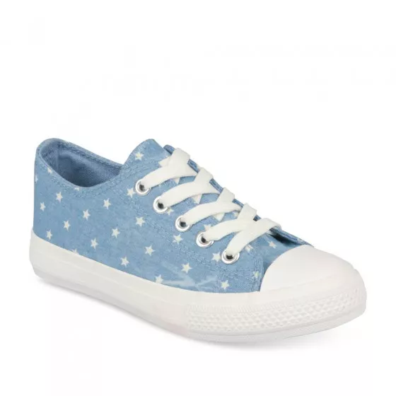 Baskets BLEU LOVELY SKULL