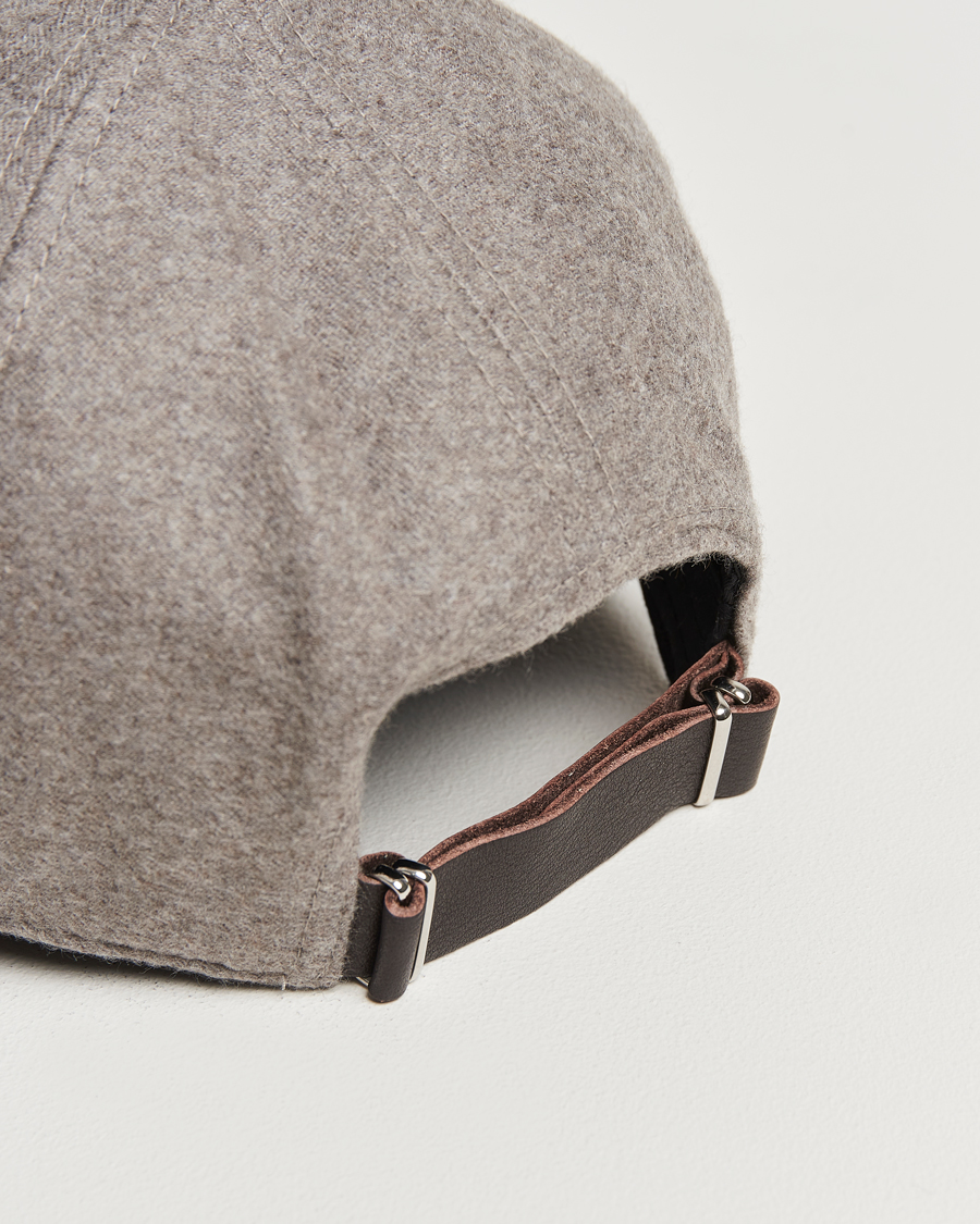 Varsity Headwear Cashmere Baseball Cap Marbel Beige