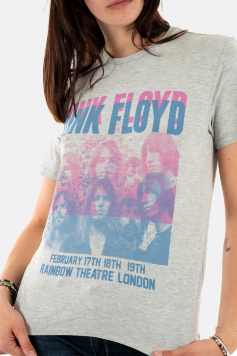 tee shirt only pink grey melange