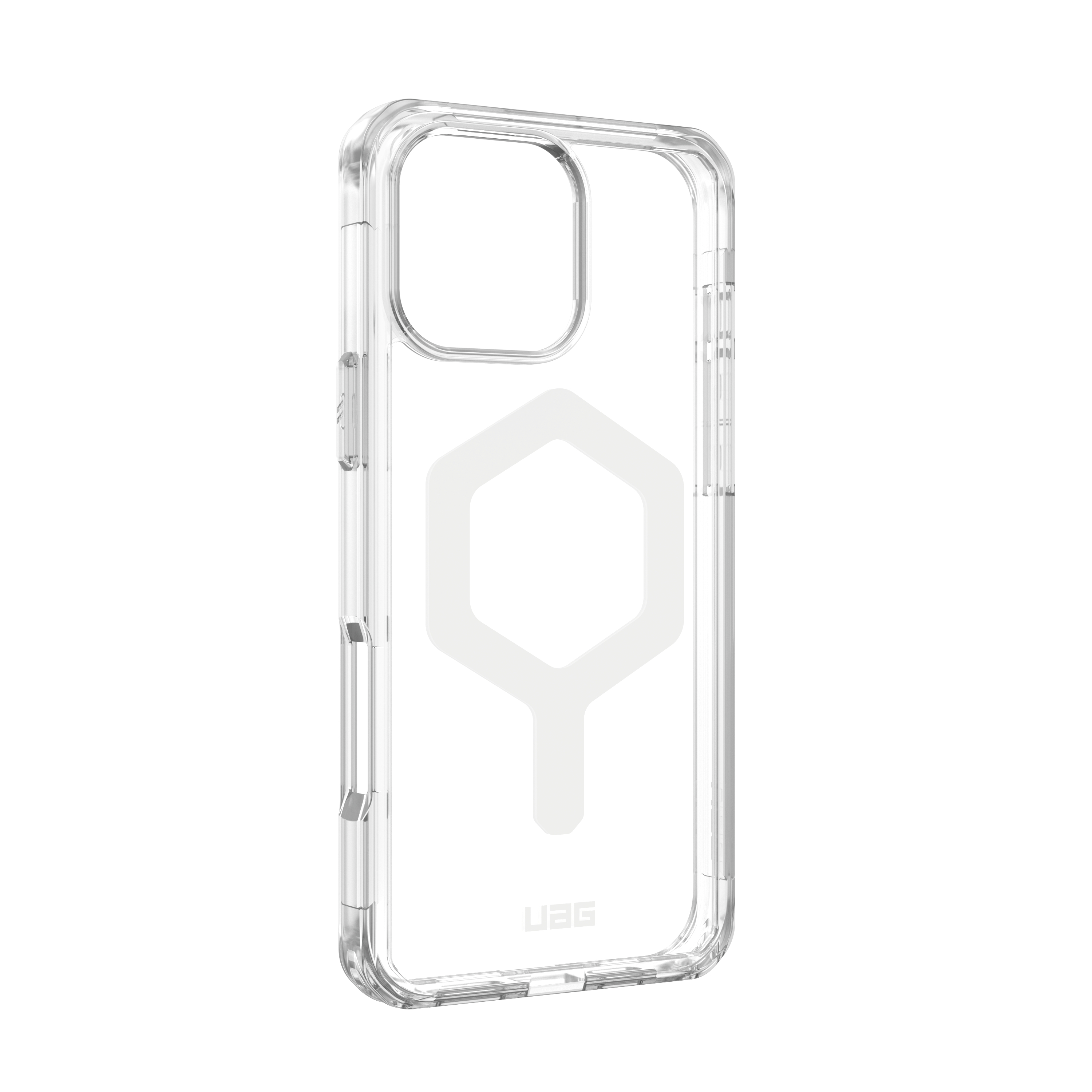 iPhone 16 Pro Max MagSafe Hybrid Schutzhülle Plyo (114481114341) - Transparent (Ice)