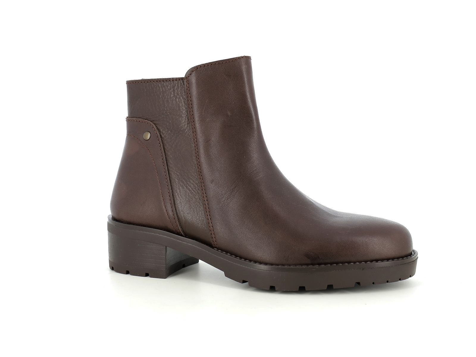 Brans-14142 Cuir Marron Fonce