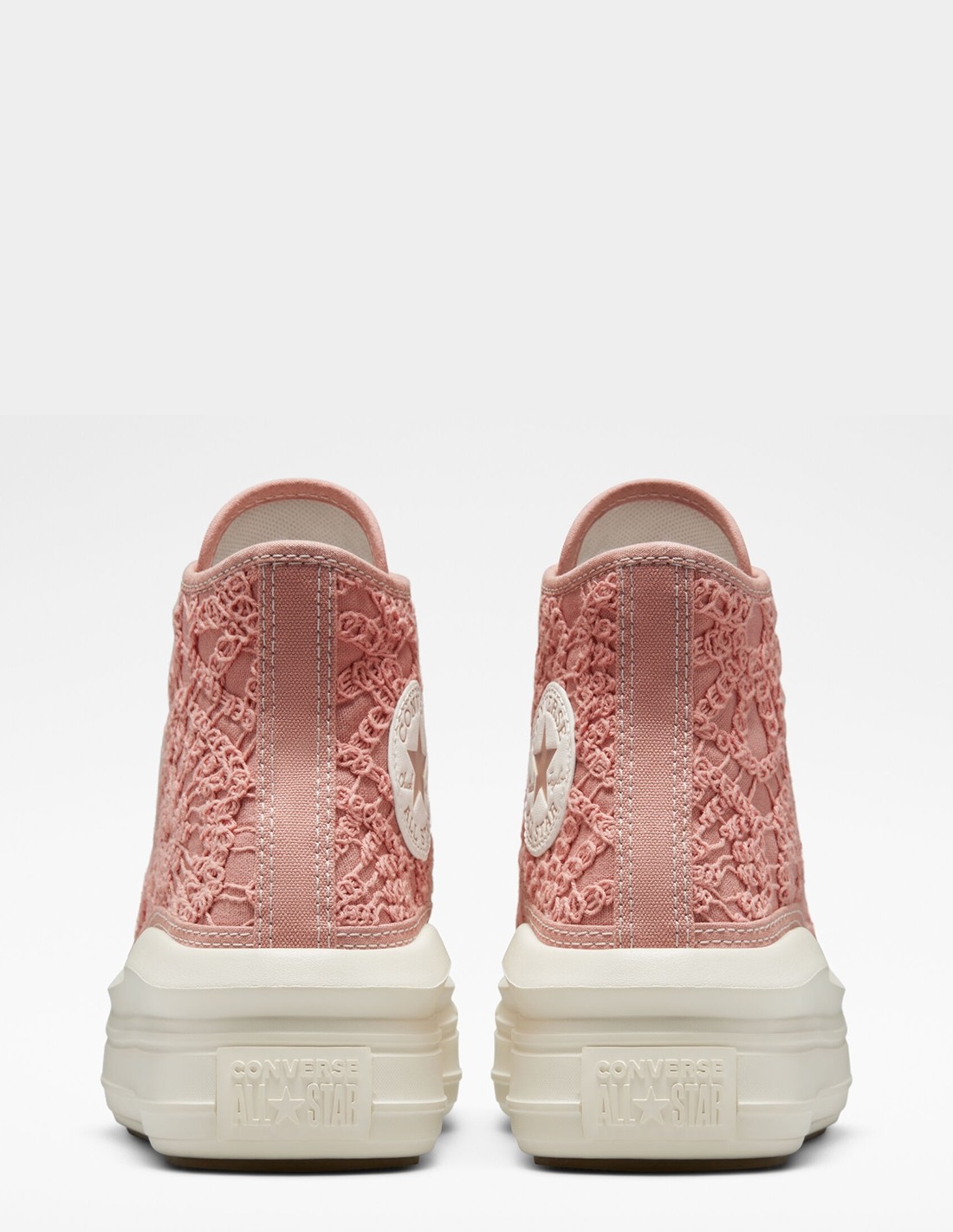 converse Sneakers compensées Femme ctas move hi Rose