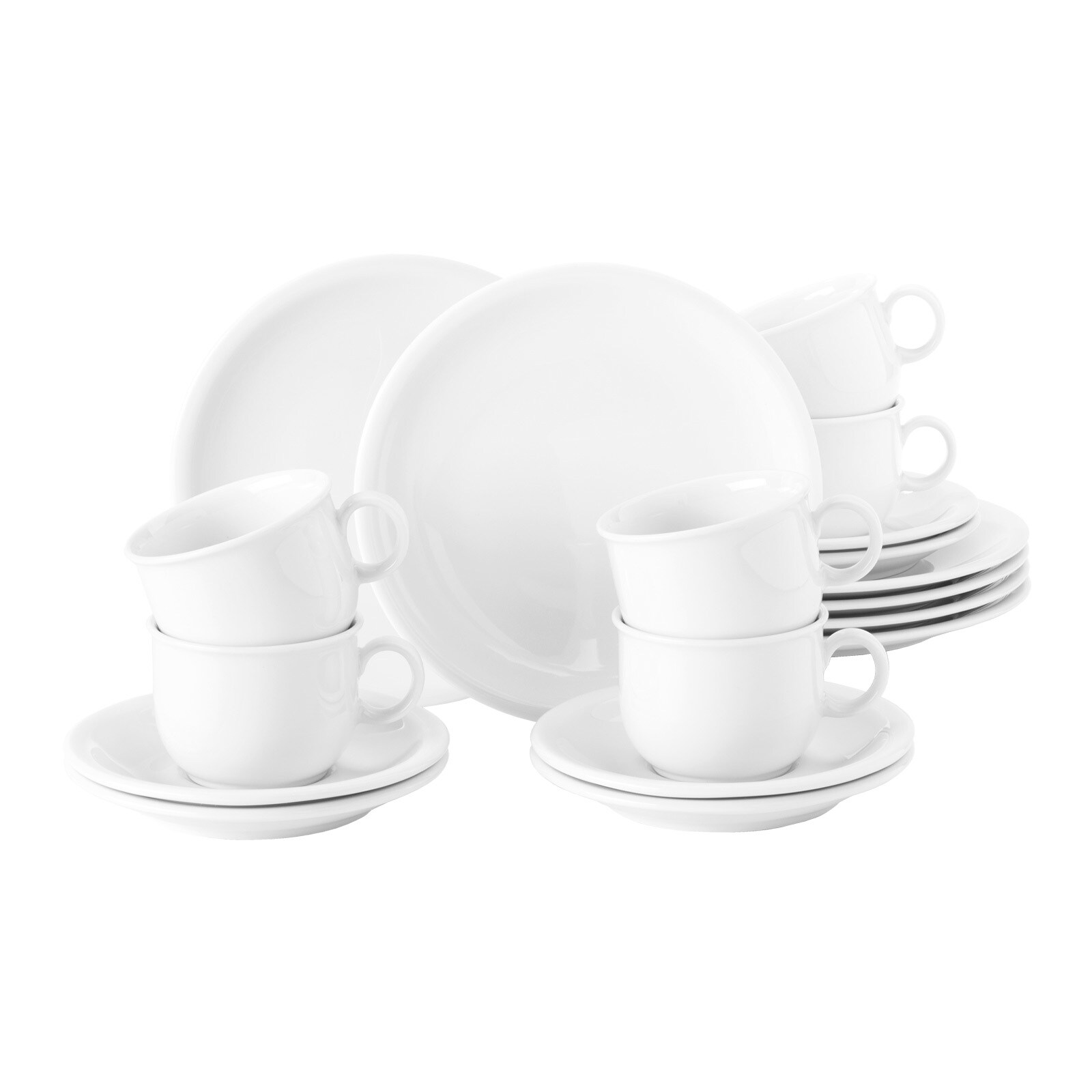 Seltmann Weiden Kaffeeservice Compact Weiß 18er Set