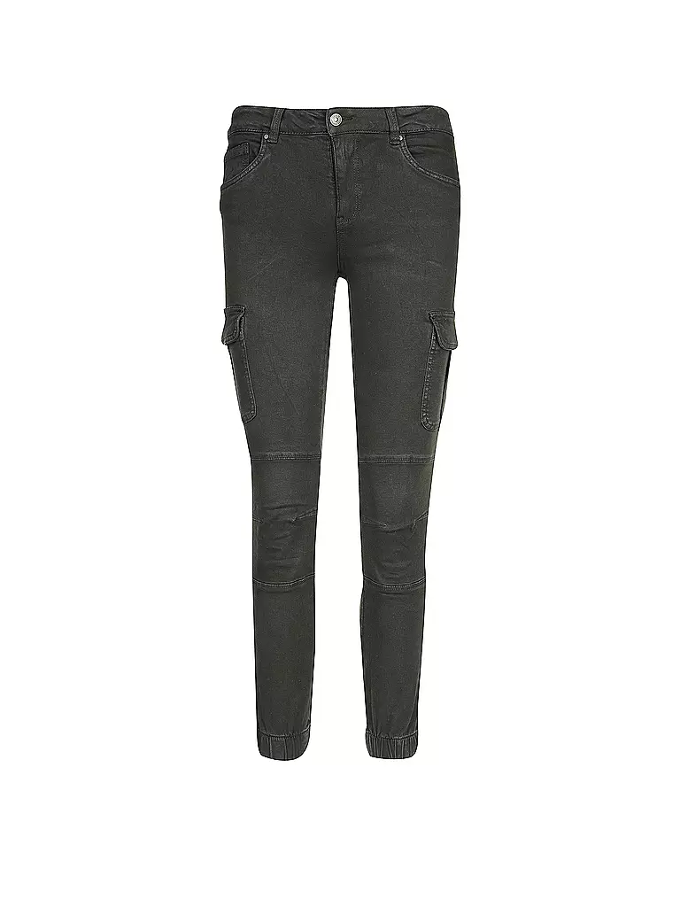 ONLY Cargohose Skinny Fit  ONLMISSOURI schwarz