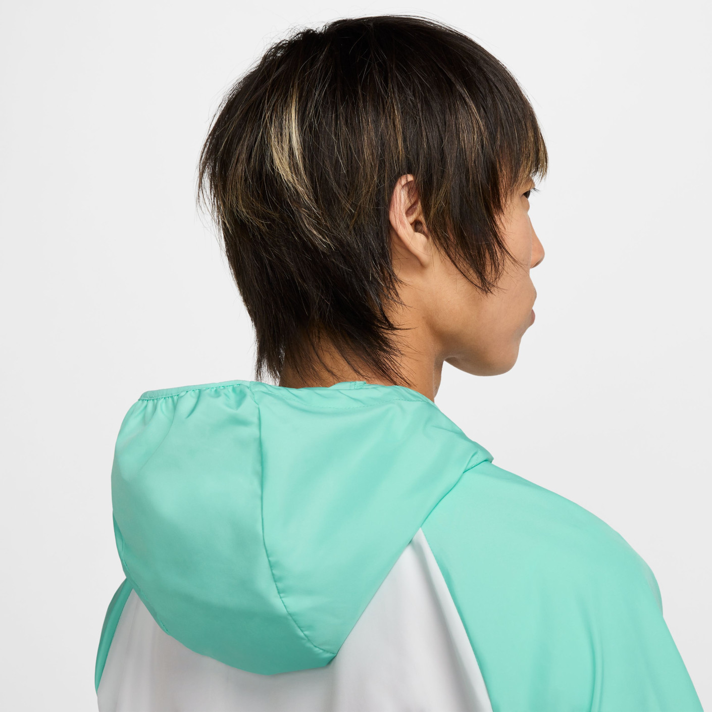Nike Sportswear Air Trainingspak Full-Zip Woven Grijs Turquoise Zwart