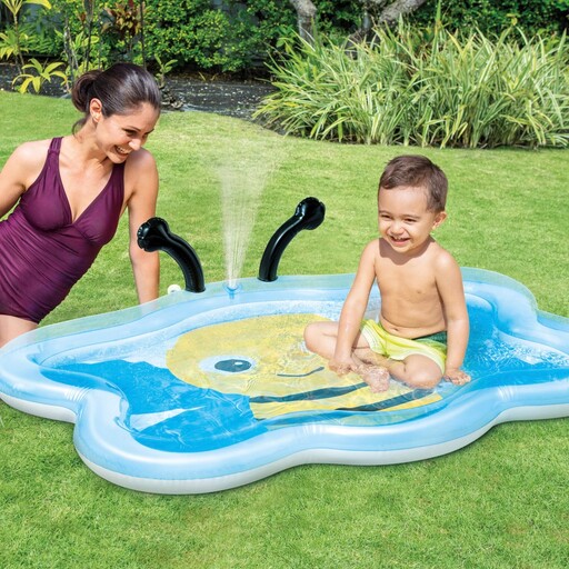 Piscina infantil Intex Bee com chuveiro, 127x102