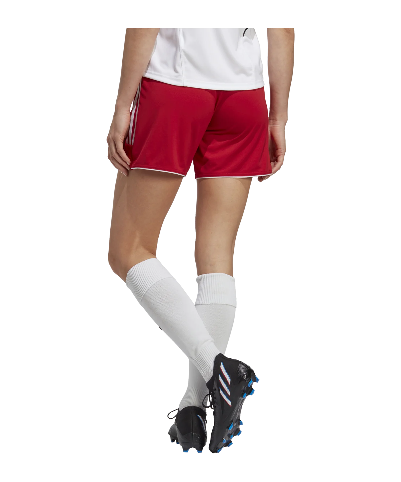 adidas Tiro 23 Short Low Damen Rot Weiss