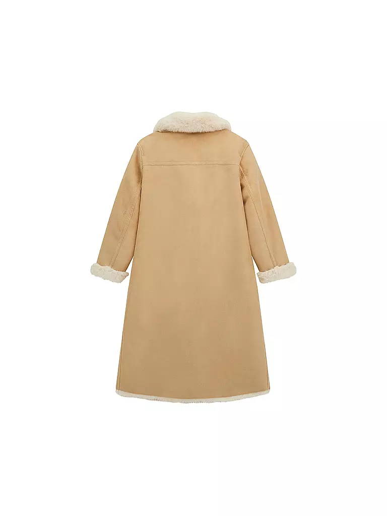 GUESS Mädchen Shearling Mantel beige