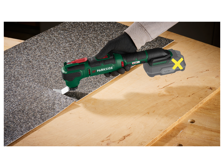 Accu-multitool 20 V zonder accu en lader