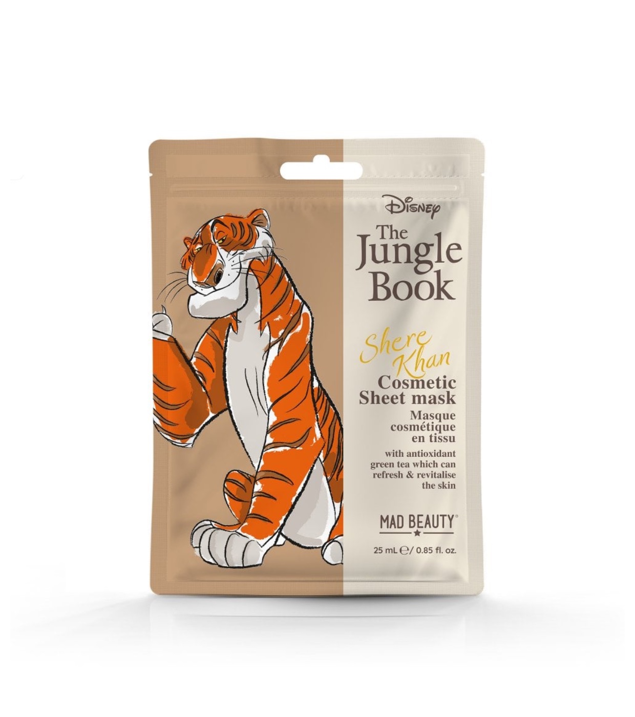 Mad Beauty - *The Jungle Book* - Máscara facial Disney - Shere Khan