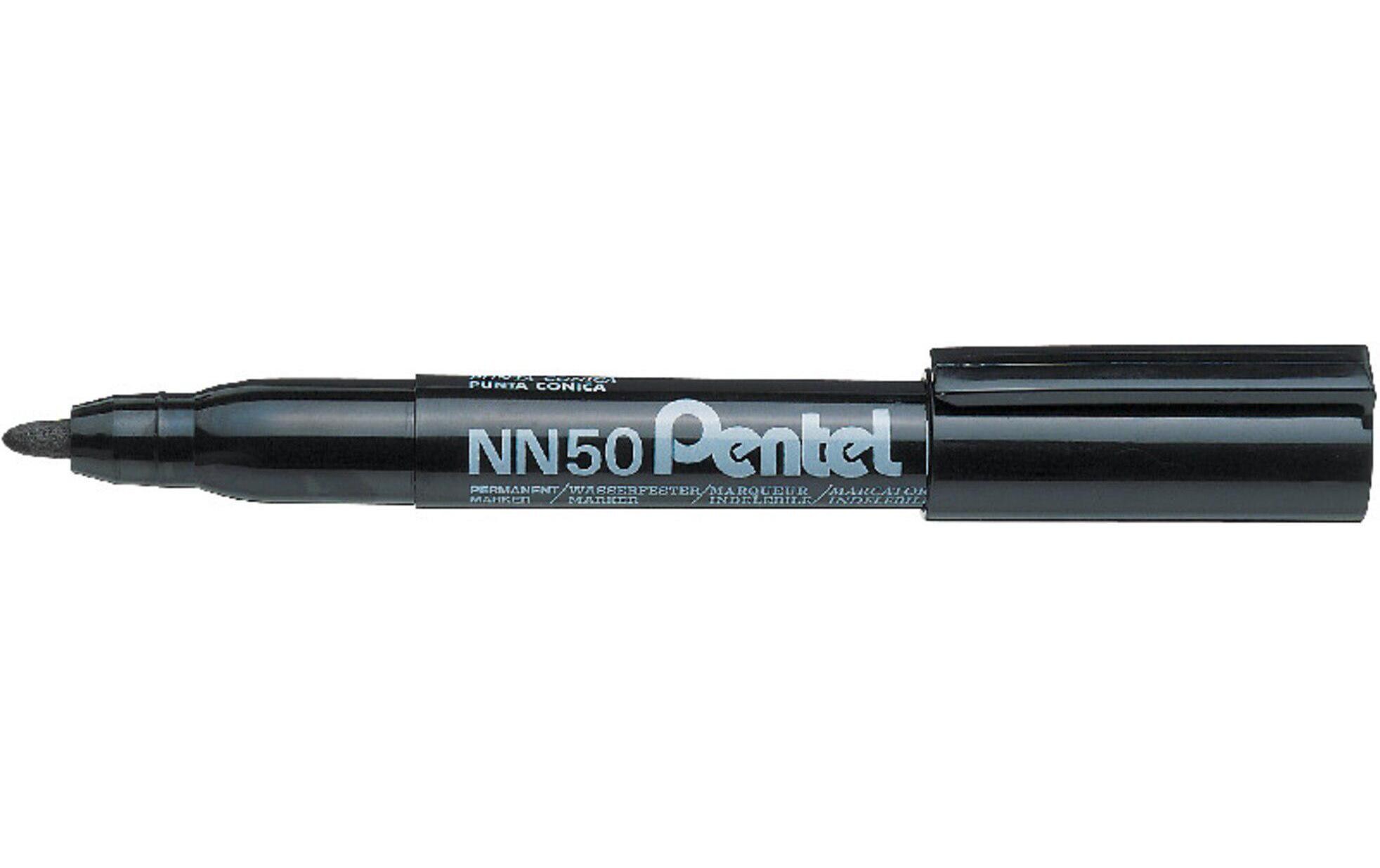 Permanent-Marker Green-Label NN50 SchwarzMarker mit konischer Spitze