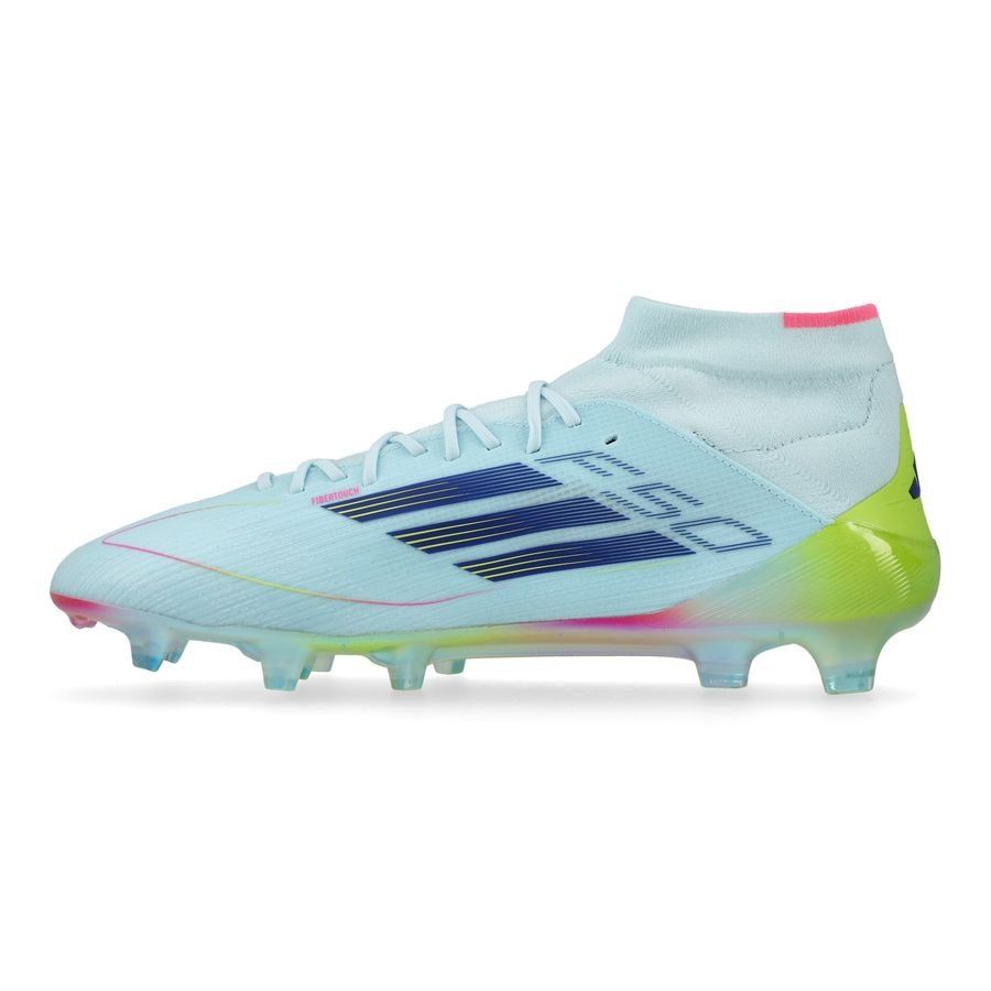 adidas F50 Elite Mid FG Stellar Icon - Almost Blue/Bleu/Jaune Femme