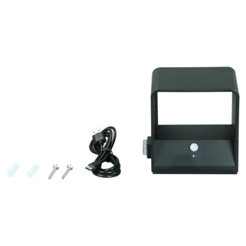 Wandlamp Dash zwart USB oplaadbaar met bewegingssensor