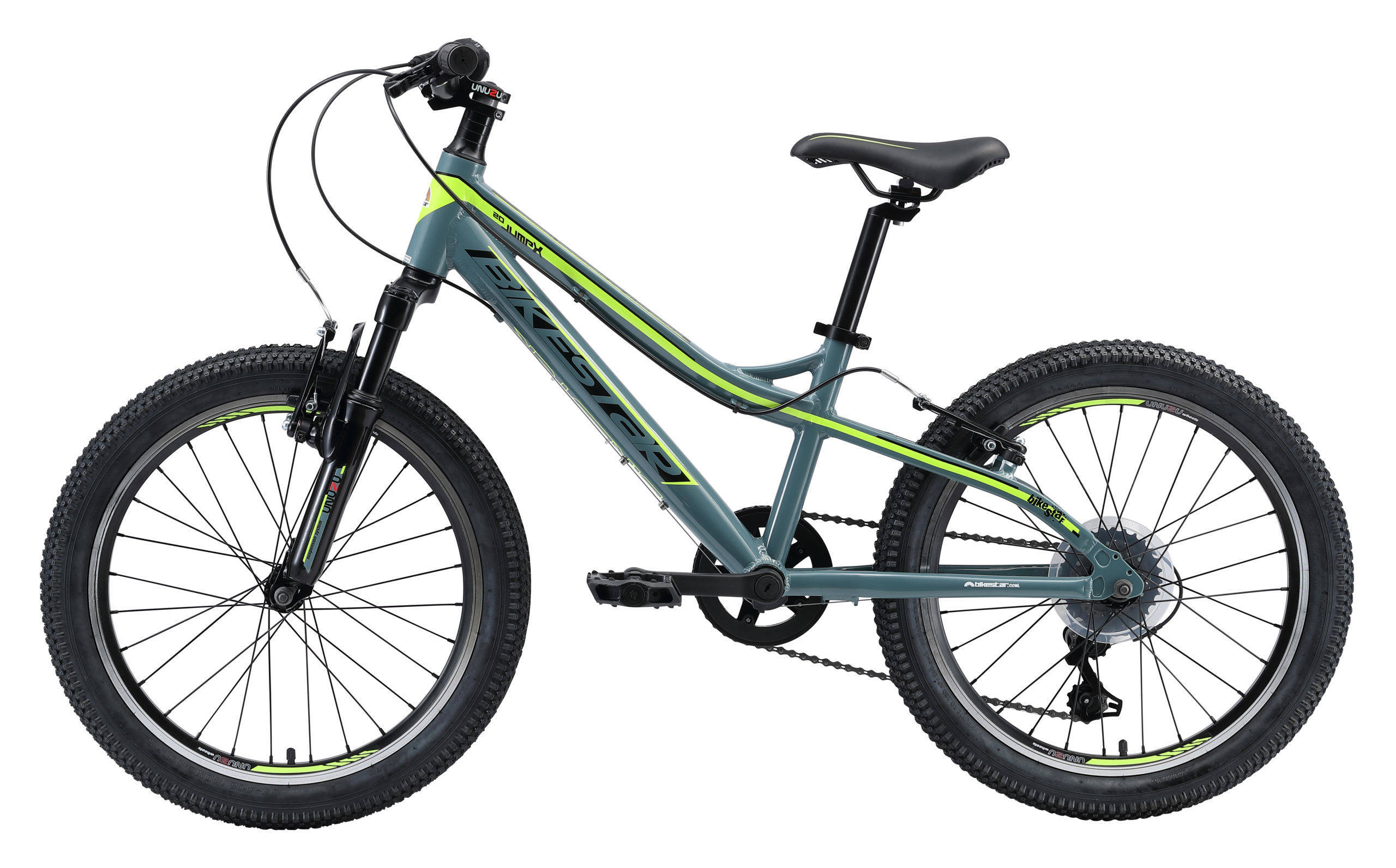 BikeStar MTB kinderfiets 20 inch groen /petrol, 7 speed