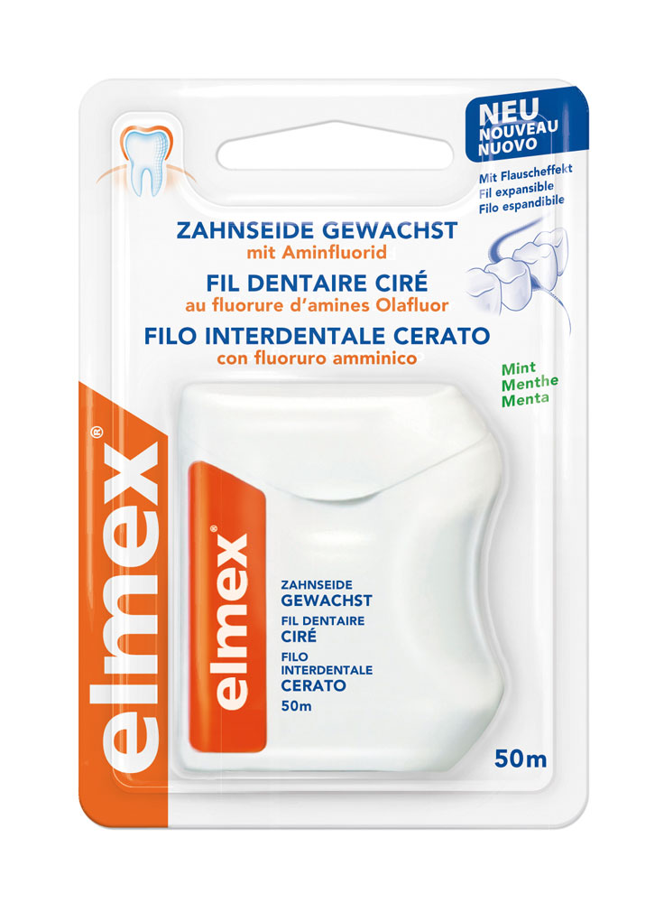 ELMEX Zahnseide 50m gewachst 1 Stk