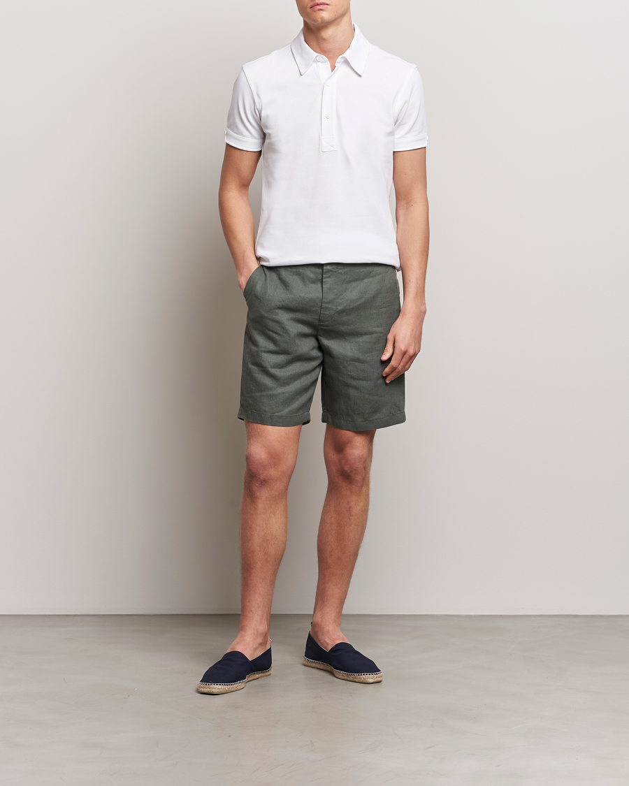 Orlebar Brown Sebastian Tailored Cotton Polo White