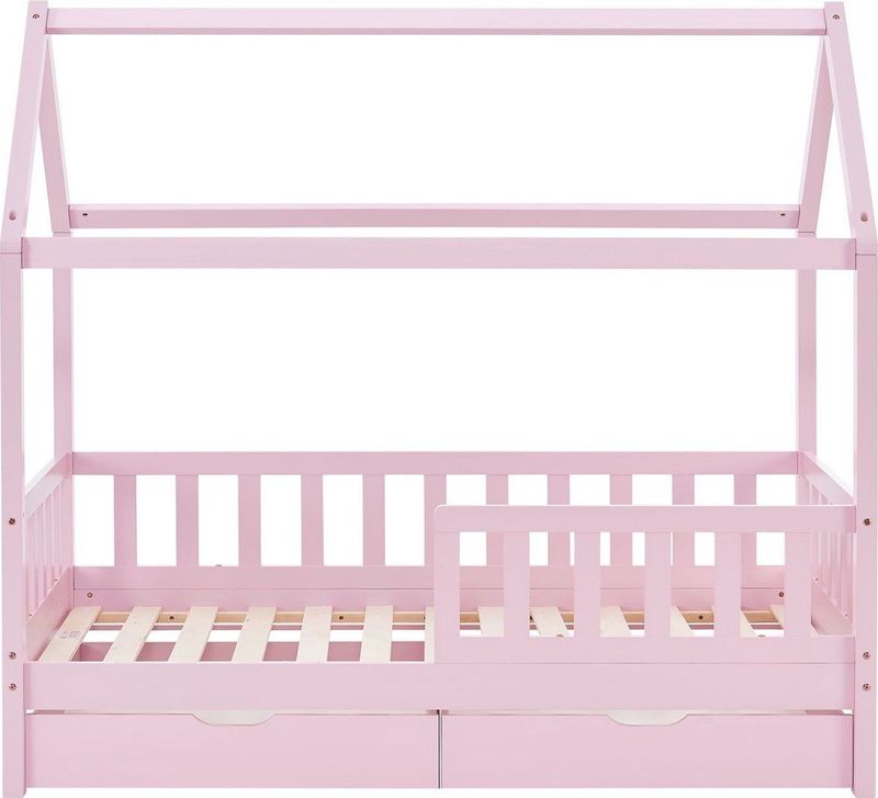 Marli - Kinderbed - Roze - Hout - Incl. Bedlades