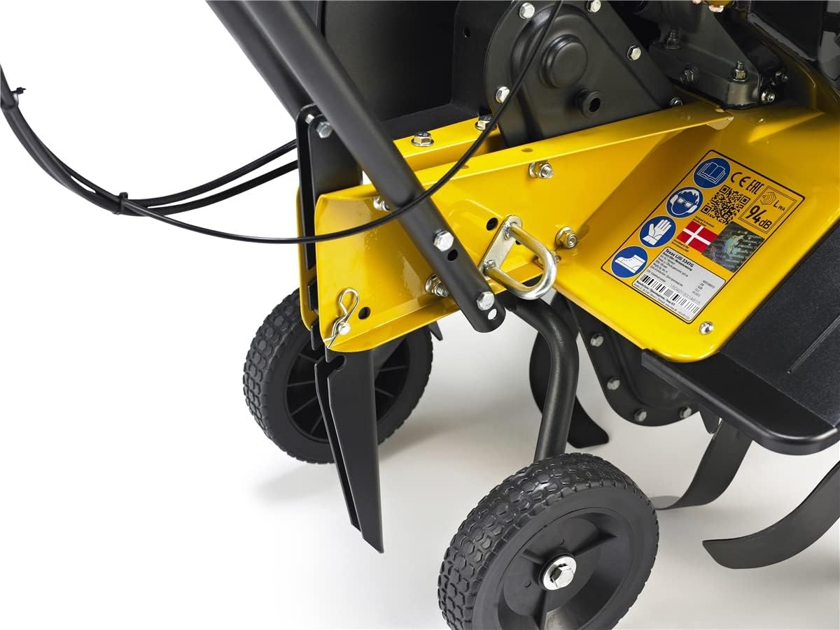 Texas Profi Gartenfräse Motorhacke Bodenhacke Bodenfräse Rasenfräse Pflug Benzin mit Antrieb Lilli 534TG Dual-Shaft | 36-57-85cm | 208cm³ | 4 Takt | 4000W | 5,5PS | 1xVor.+1xRück. | 33cm Arbeitstiefe