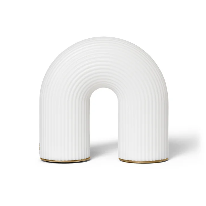 Ferm Living - Vuelta Portable LED Akkuleuchte, weiss