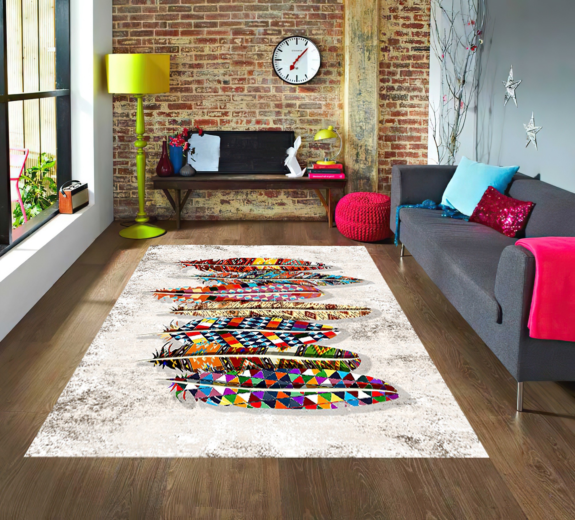 Mani Textile TPS_INDIAN_MULTI00 - Tapis d'intérieur INDIAN