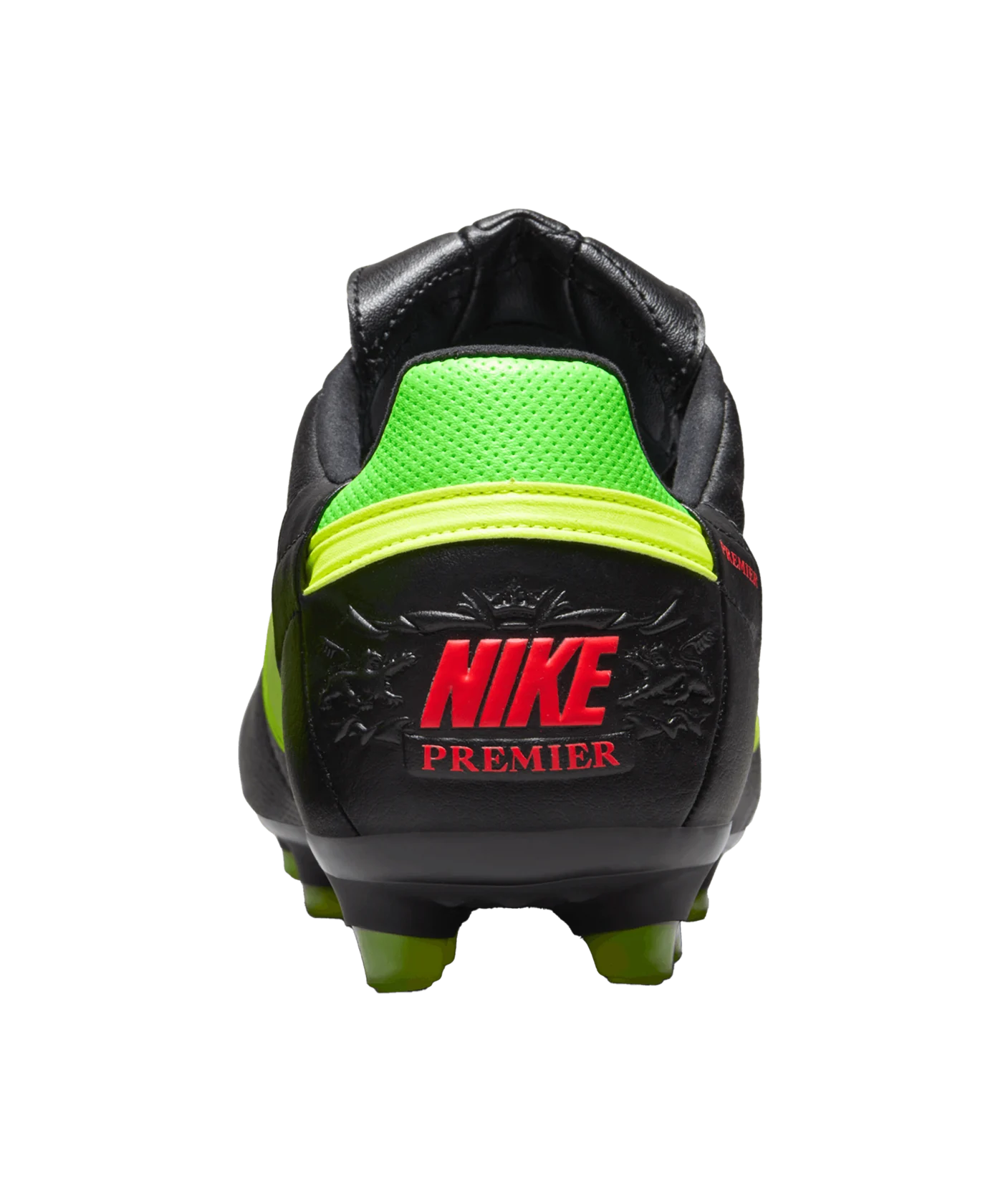 Nike X 11teamsports Premier III Leather FG Schwarz Gelb Grün F008