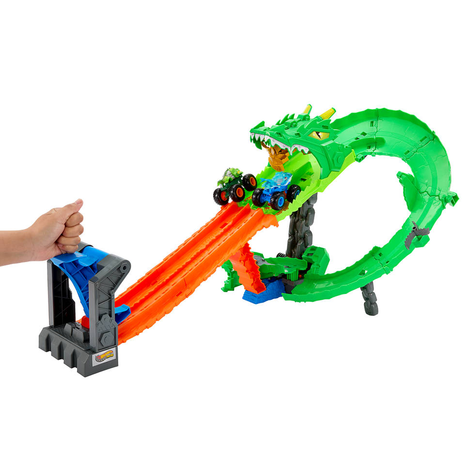 Hot Wheels Monster Trucks Dragon Demolition racebaan