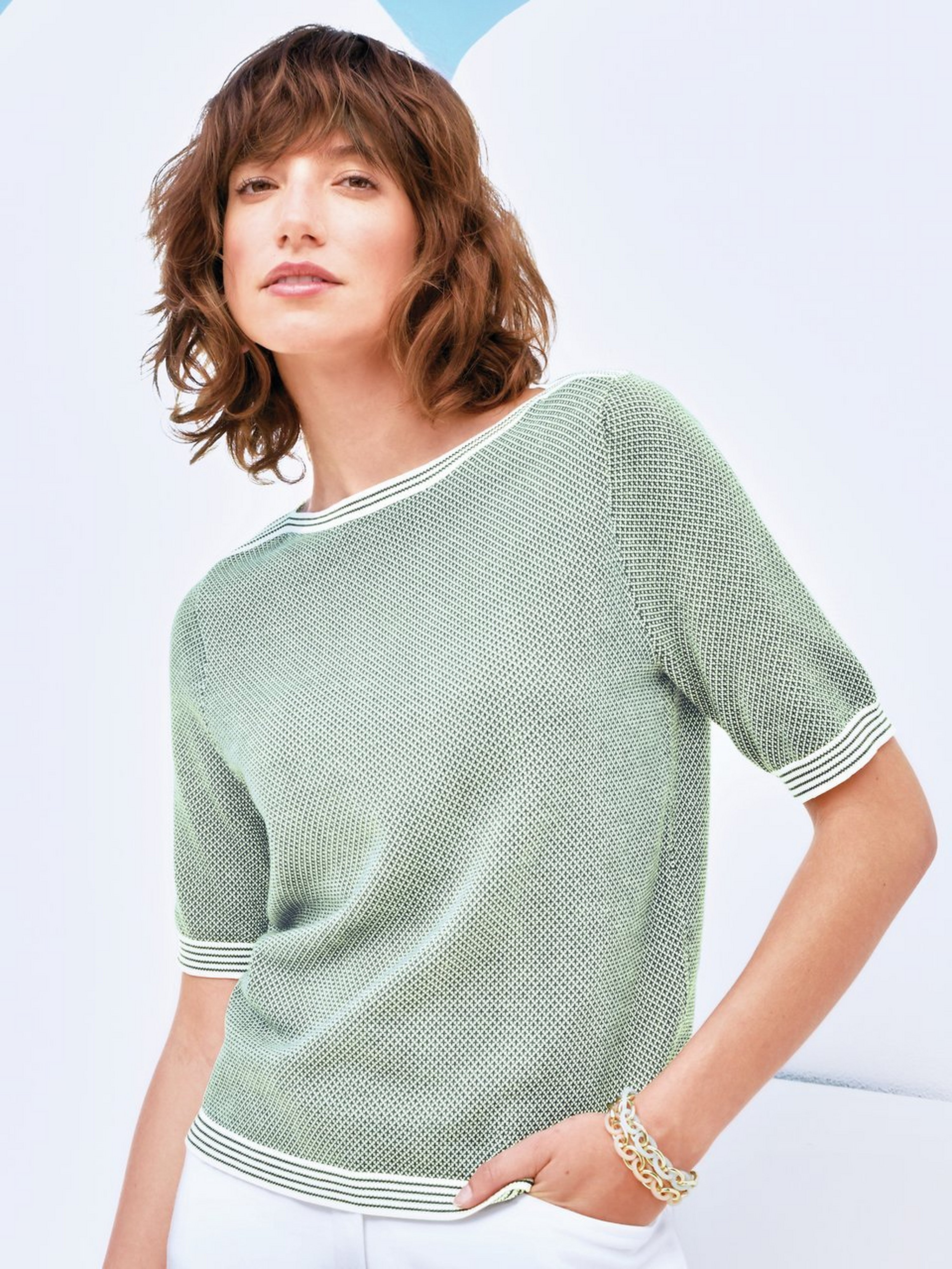 Pullover aus 100% Baumwolle Supima