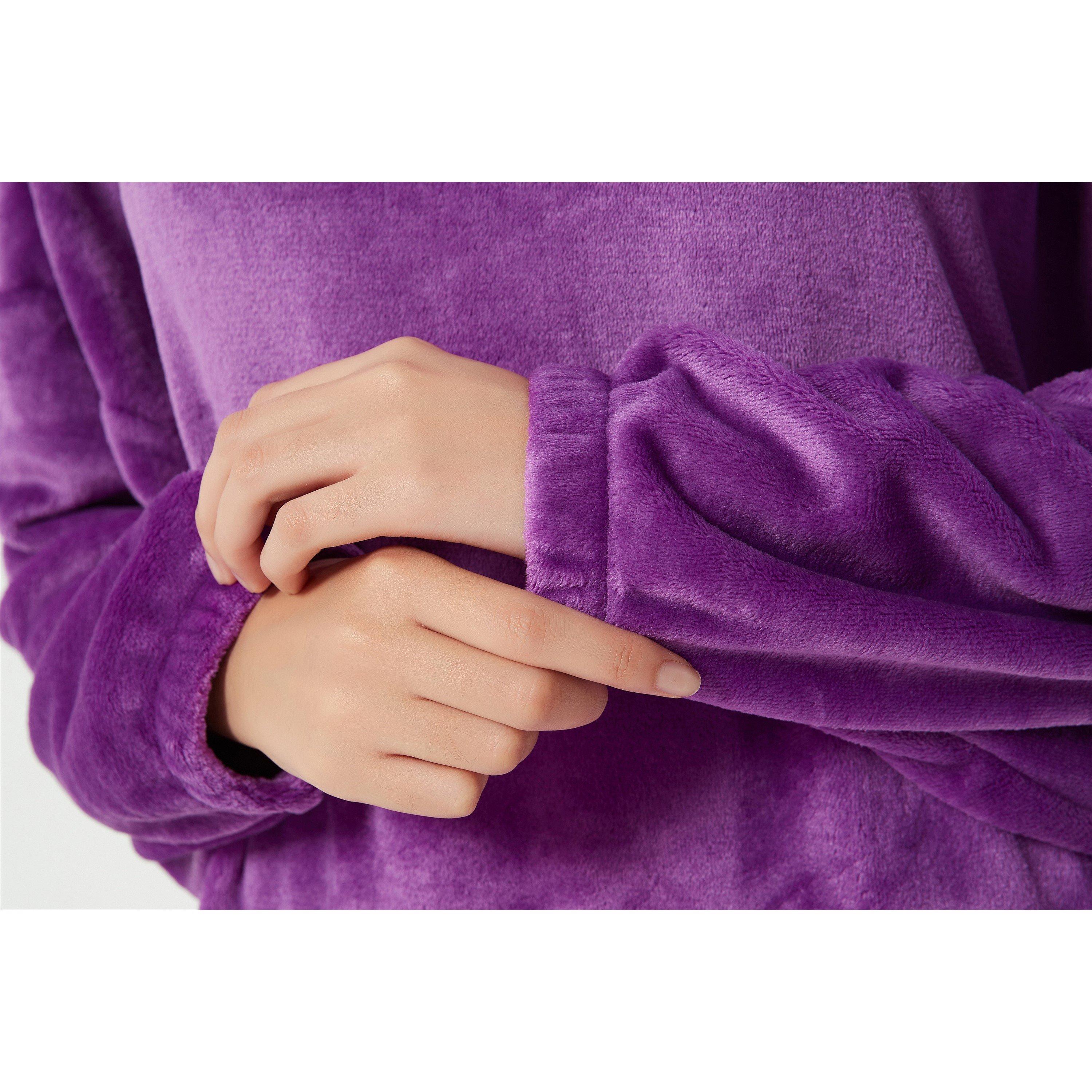 Linea Ladies Plain Snuggle Hoodie