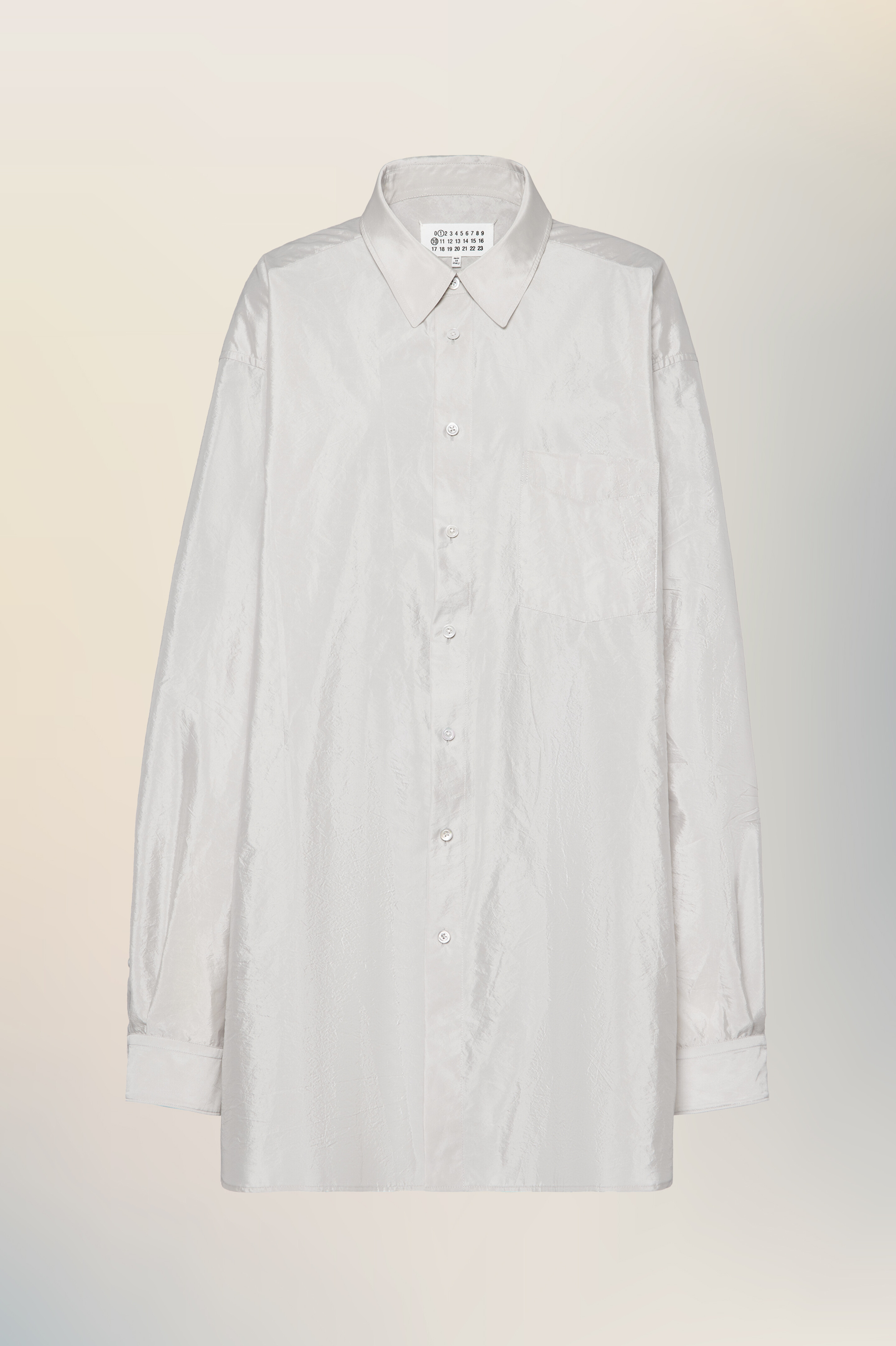 Chemise oversize grise pour femme