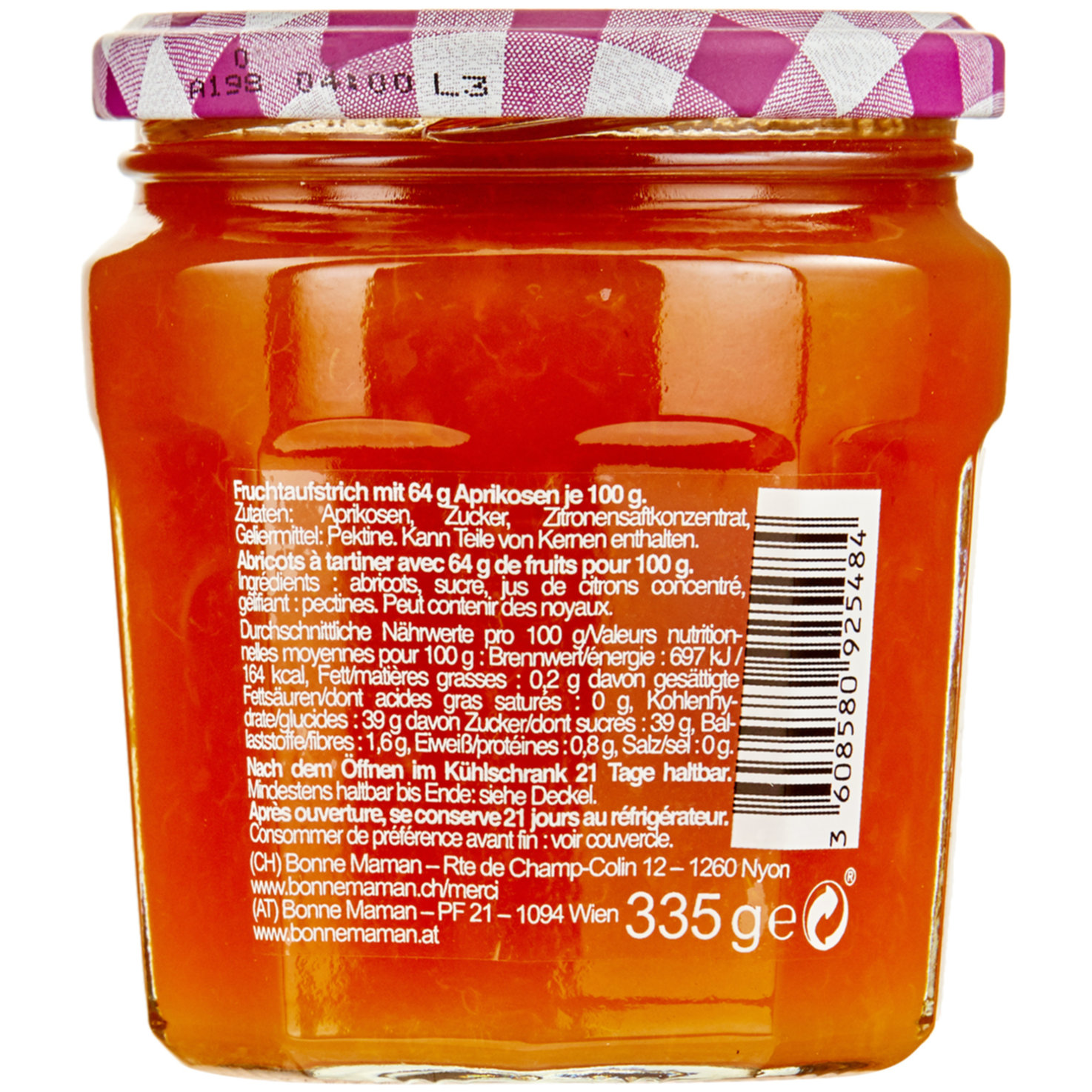 Bonne Maman Intense Aprikose