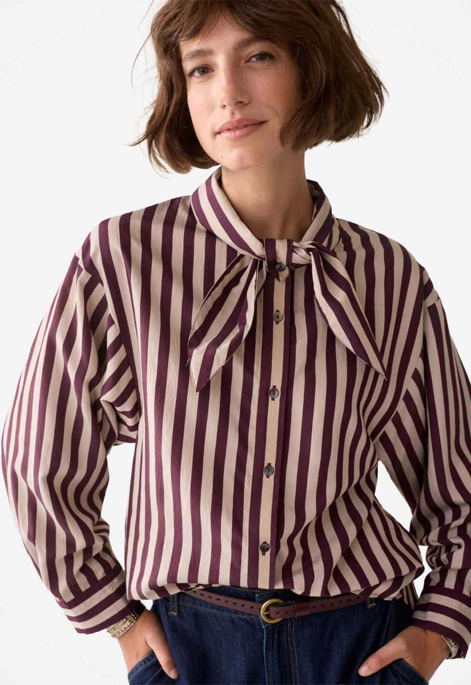 Summum Stripe Blouse