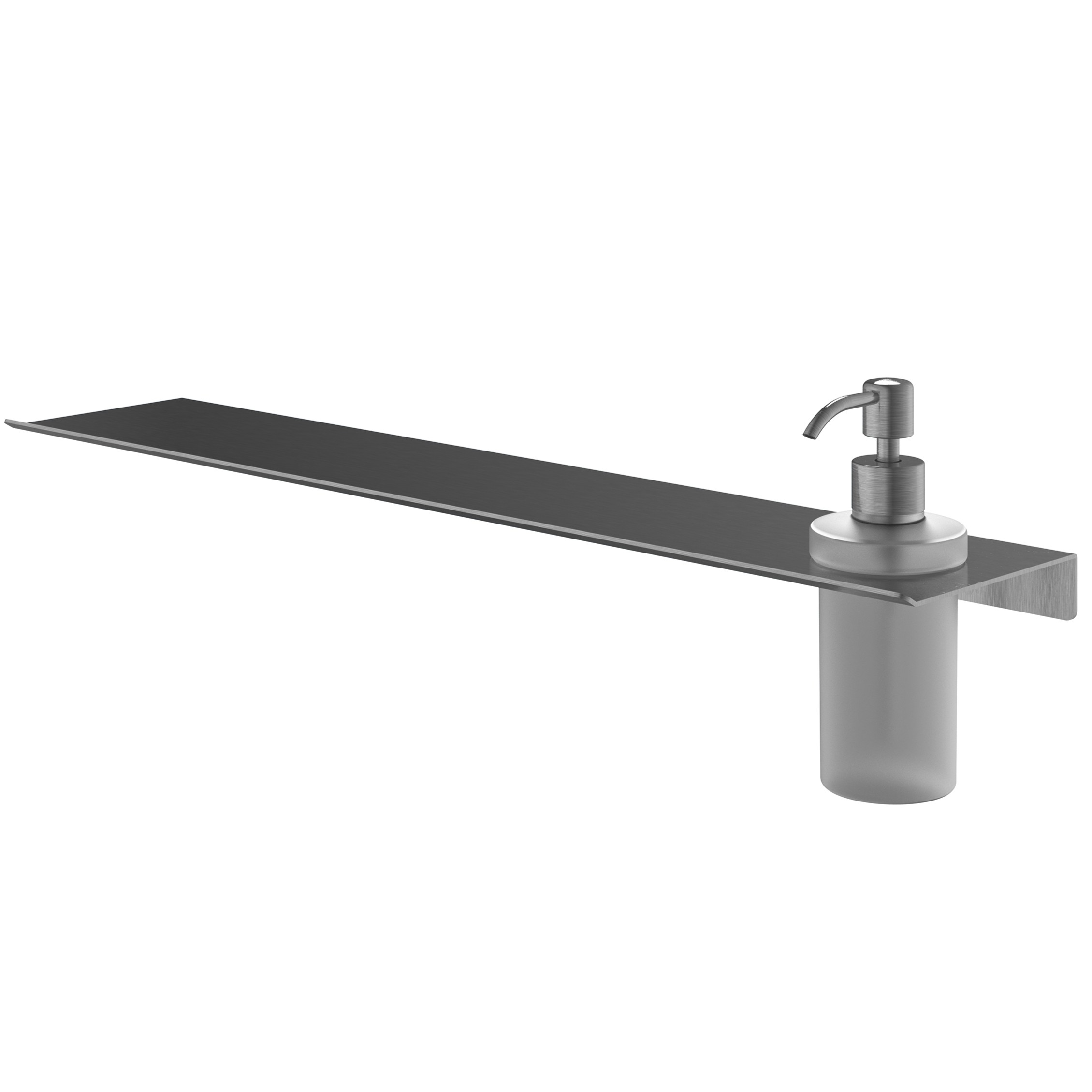 Hotbath &More zeepdispenser glas voor planchet ijzer verouderd PVD