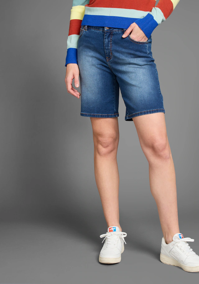 KangaROOS Jeansbermudas , High Waist
