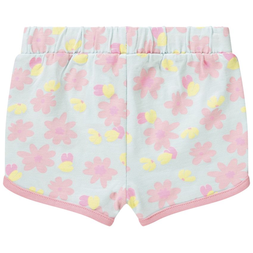Short de sport imprimé fantaisie pour bébé fille - Bleu