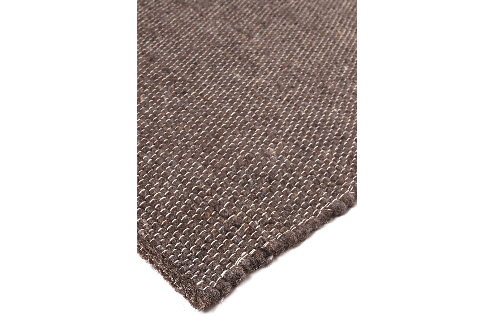 Gotland gulvteppe 160x230 Brunfarget 160x230cm vendbar ull