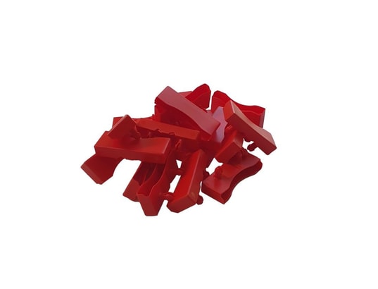 EBAC - Lot de 20 embouts rouge pour lattes de 68 x 8 mm