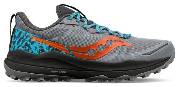 Chaussures de Trail Saucony Xodus Ultra 2 Gris Bleu Orange