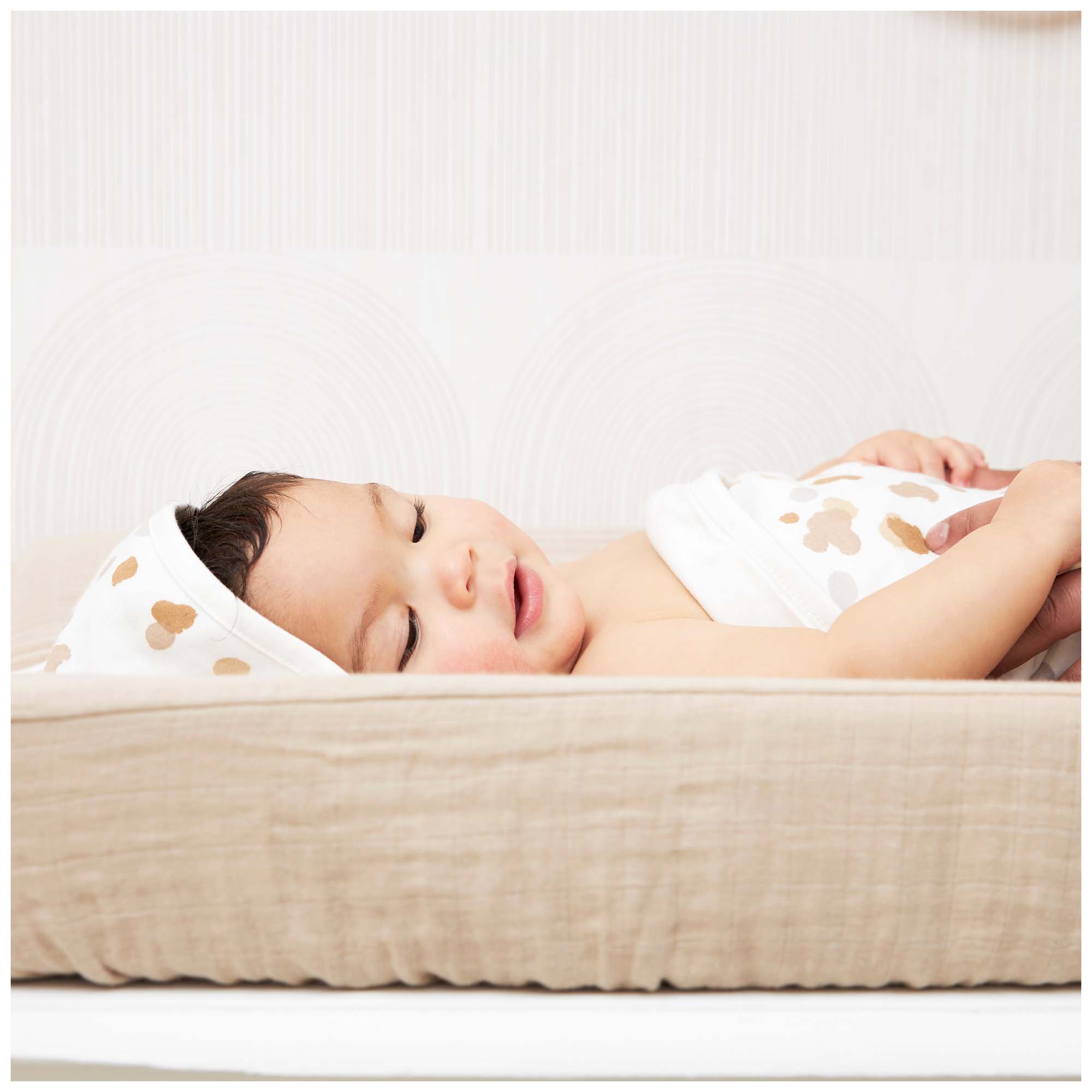 Meyco aankleedkussenhoes hydrofiel beige