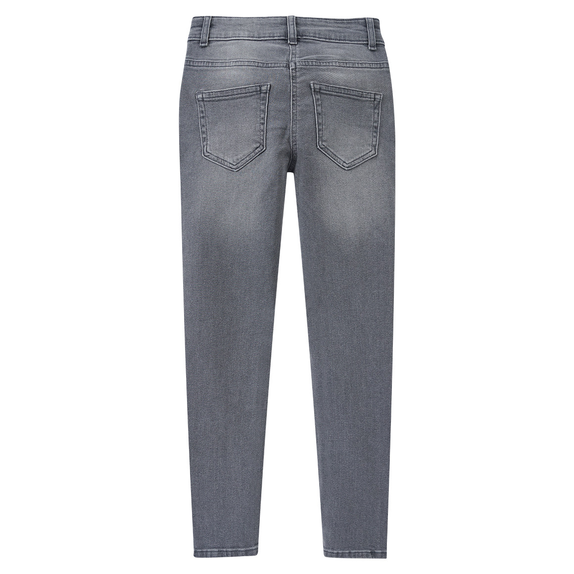 Beatwear Mädchen Skinny-Jeans mit verstellbarem Bund grau