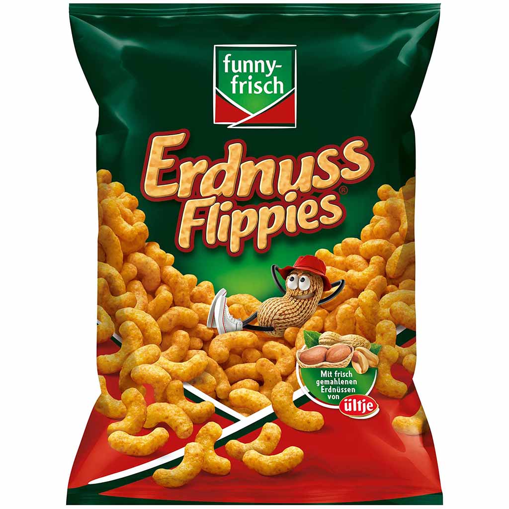 funny frisch Erdnuss Flippies 200g MHD:31.3.25