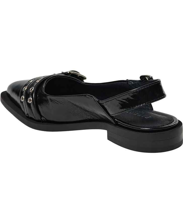 Pavement Saso Slingback Black patent