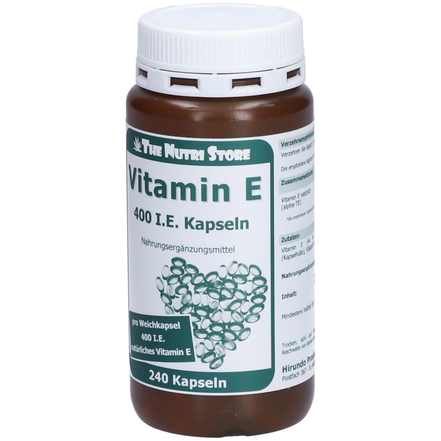 THE NUTRI STORE Vitamin E 400 I.E. Kapseln