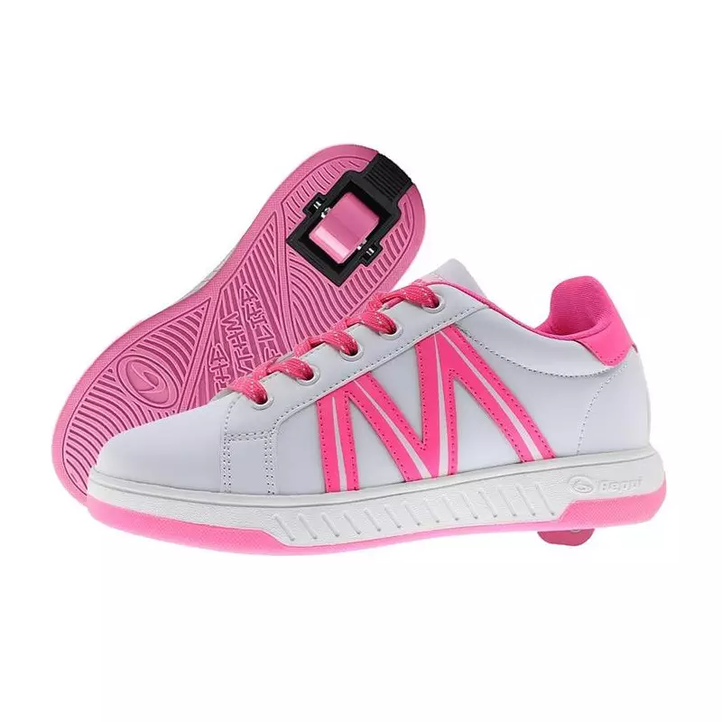 Chaussures à roulettes BREEZY ROLLERS Classic White/Pink