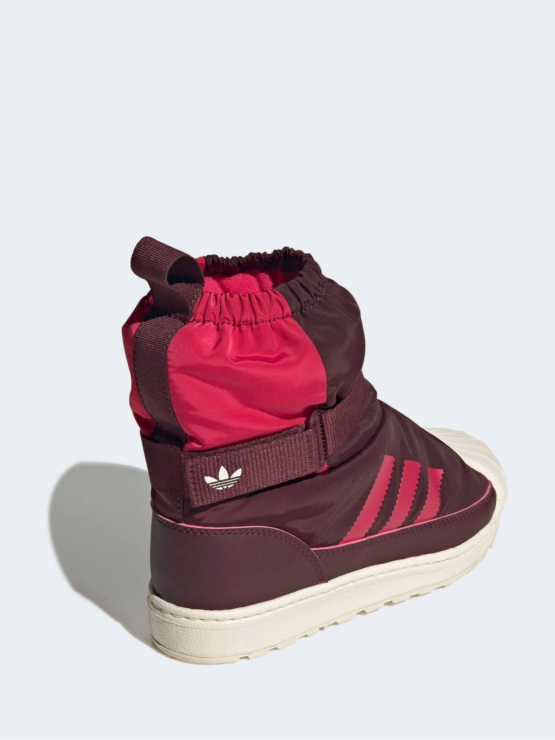 Rood - Adidas Original Superstar 360 Winterized kinderlaars