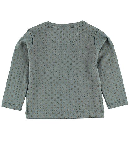 En Fant Pullover - Stahlblau m. Sternen