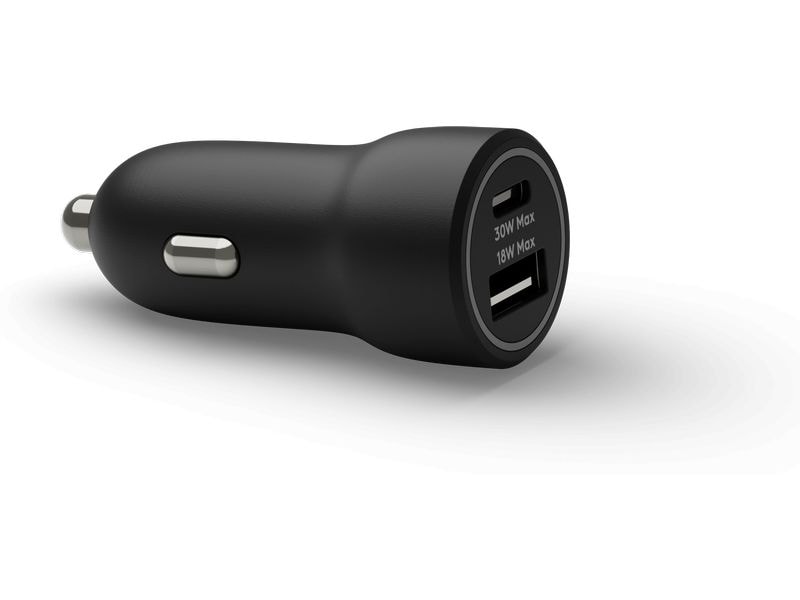 dbramante1928 Autoladegerät Re-charge USB-C   USB-A Schwarz Universal Dual-Port Autoladegerät